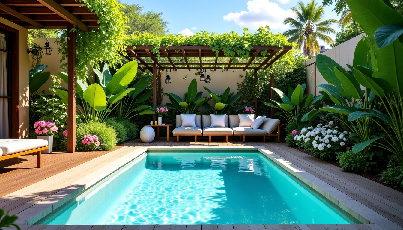 créer votre oasis : la magie des piscines à domicile — prouvent qu'il n'est pas nécessaire d'avoir un grand