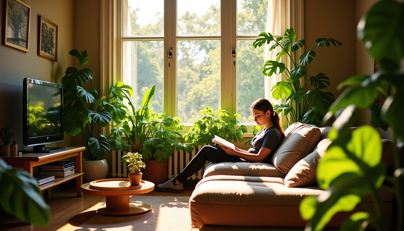 Illustration : même avec les meilleures intentions, il arrive de — inspirez votre espace intérieur avec des touches de verdure