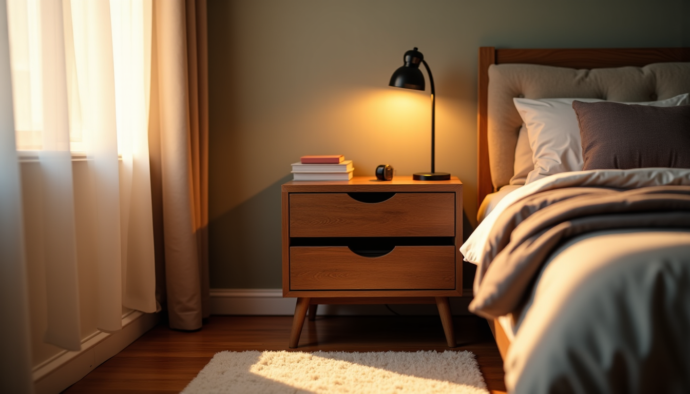Illustration : au-del&agrave; de son apparence, la table de chevet &mdash; id&eacute;es et inspirations : comment choisir la table de chevet id&eacute;ale pour votre chambre