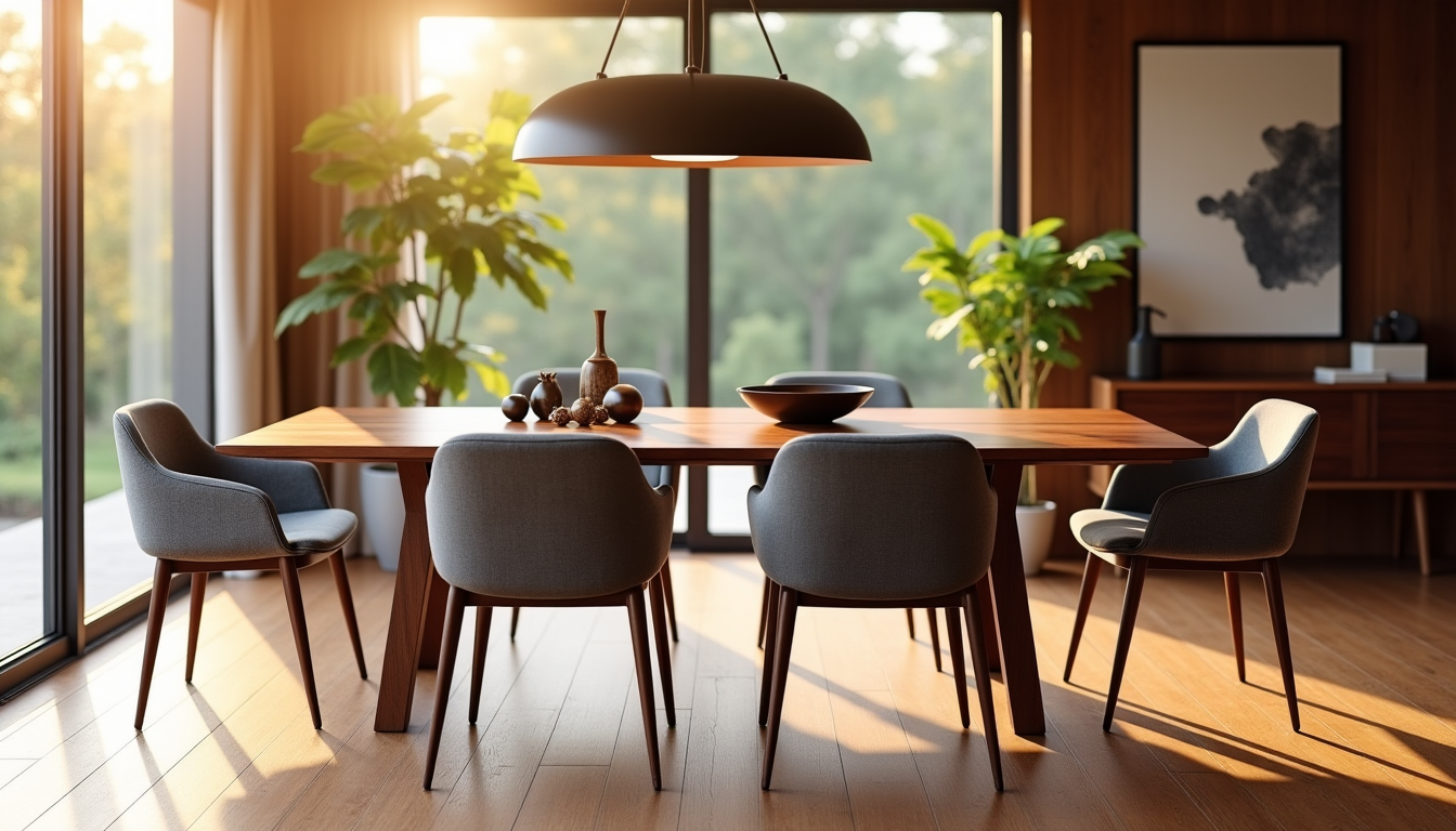 Illustration : investir dans du mobilier de salle à manger, — choisir le mobilier design idéal pour votre salle à manger