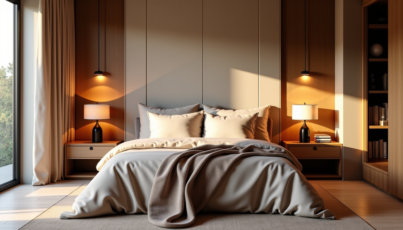 Illustration : nts proposent des ensembles chambre adulte cl&eacute; en &mdash; d&eacute;co de chambre cocooning : les secrets d'une ambiance chaleureuse et apaisante