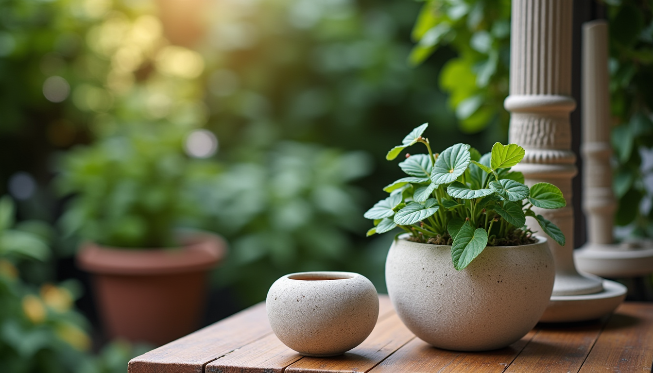 Illustration : les accessoires décoratifs personnalisent votre espace et lui — jardinage et décoration extérieure : comment transformer votre jardin en havre de paix