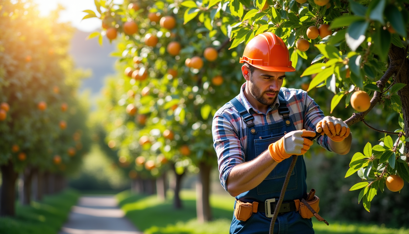 Illustration : on maintien de la forme, suppression des dangers, — élagage d’arbres fruitiers et arbres d’ornement : pourquoi les méthodes de taille diffèrent autant