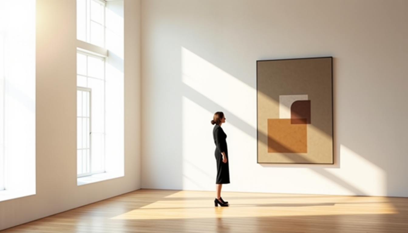 Illustration : jeter ses propres pensées et émotions sur l'œuvre, — les œuvres minimalistes fascinent autant les collectionneurs ?