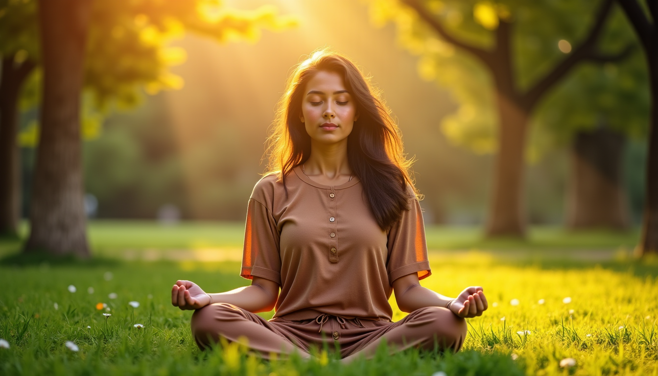 cultivez la paix intérieure par la méditation quotidienne — vous pouvez commencer par simplement observer votre respiration,