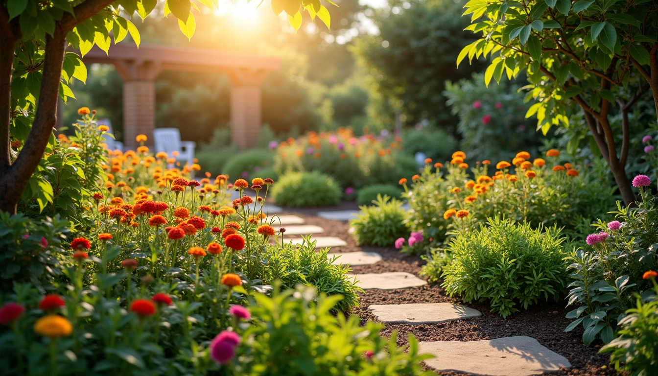 Illustration : ie collectée. un jardin luxuriant est avant tout — cultivez la biodiversité : astuces pour un jardin harmonieux