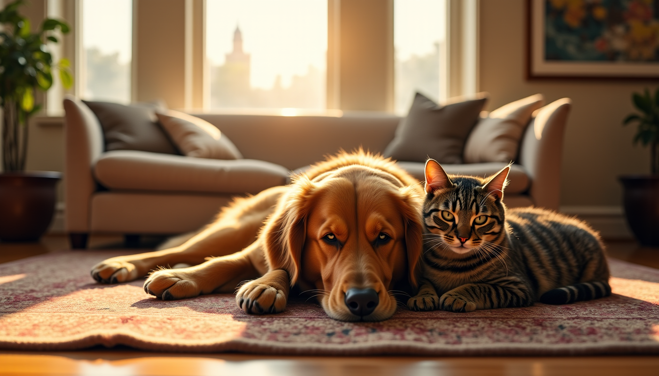 Illustration : des activités partagées peuvent également renforcer les liens. — secrets de la cohabitation entre chats et chiens