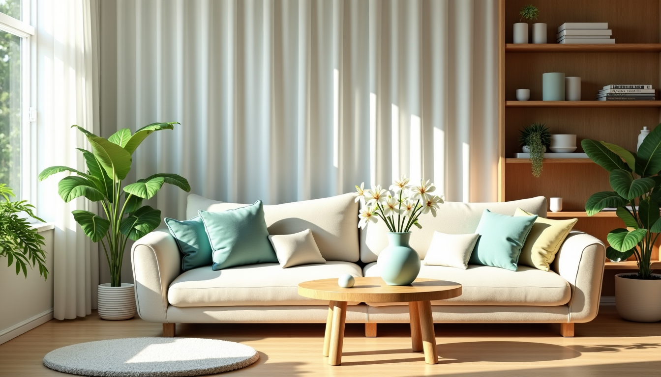 Illustration : si les couleurs forment la base de votre — créer une ambiance zen avec des couleurs douces et naturelles