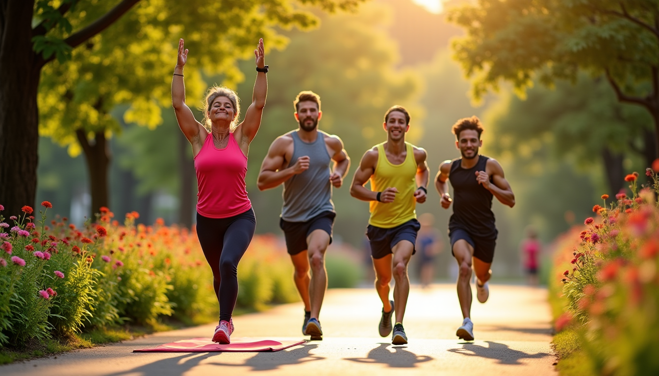 clés d'une vie saine et équilibrée — ptimiser la force, l'endurance et la flexibilité, adaptées