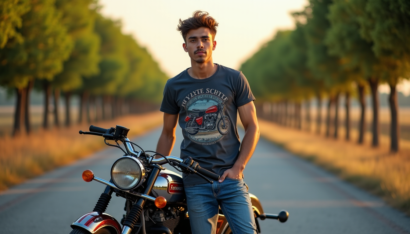 tee-shirt moto vintage : pourquoi la tendance ne faiblit pas — est pas une fuite du présent, mais plutôt