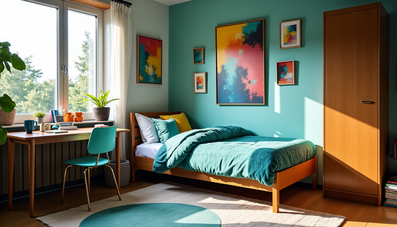 décorer une chambre d'adolescent avec style ? — sur l'empreinte d'un seul lit. chambres partagées, familles