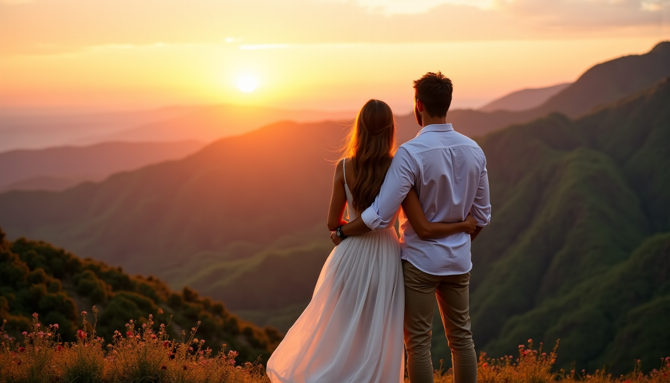 séjours de voyage de noces adaptés aux couples aventureux — mosphère unique et très romantique, parfaite pour les