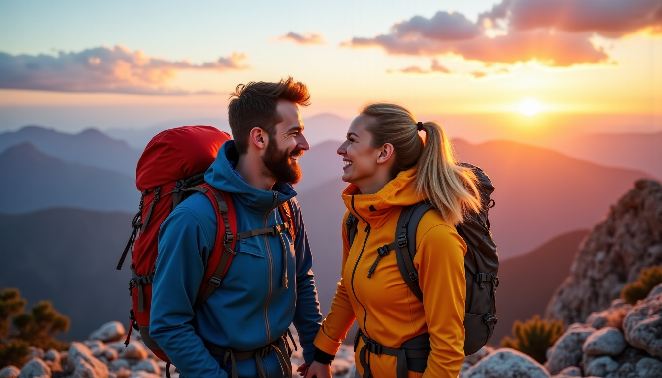 Illustration : "le plus beau voyage est celui que l'on — séjours de voyage de noces adaptés aux couples aventureux