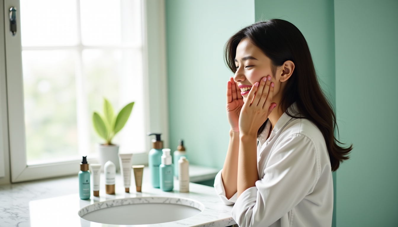 Illustration : privilégiez les formules sans parfum, sans alcool et — trouver la routine parfaite pour peau sèche grâce à une application skincare ?