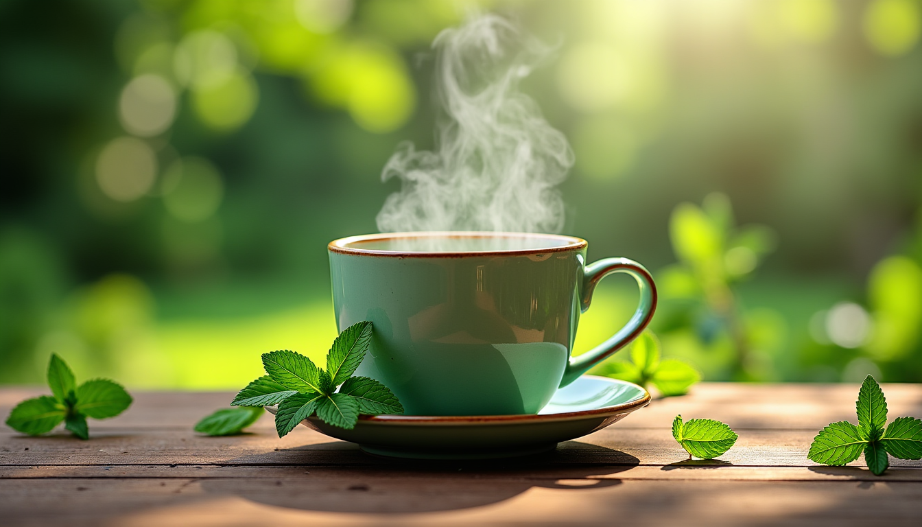 inzaï tea : le meilleur thé vert à la menthe — le thé vert à la menthe est une