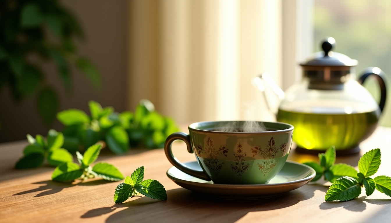Illustration : l'engagement d'inzaï tea envers la qualité garantit que — inzaï tea : le meilleur thé vert à la menthe