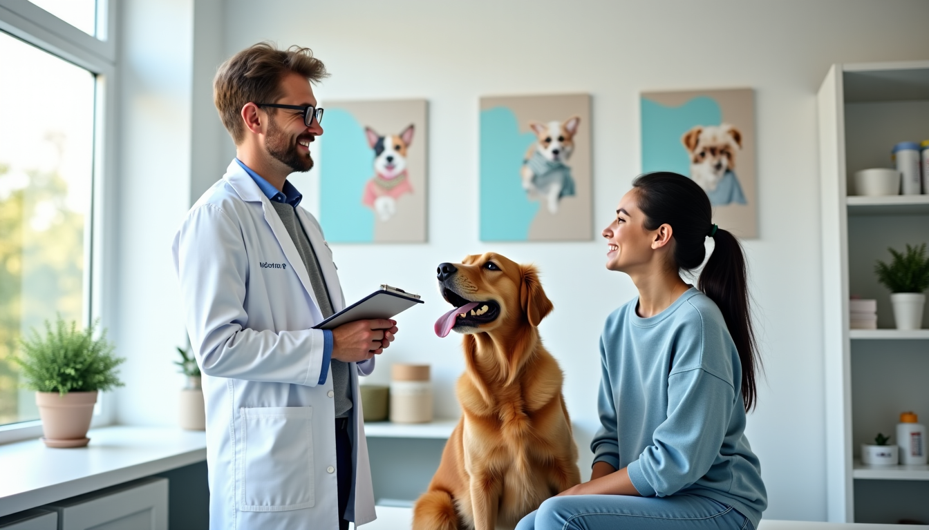 Illustration : il est toujours judicieux de consulter votre vétérinaire — bien-être animal : les clés d'une santé optimale