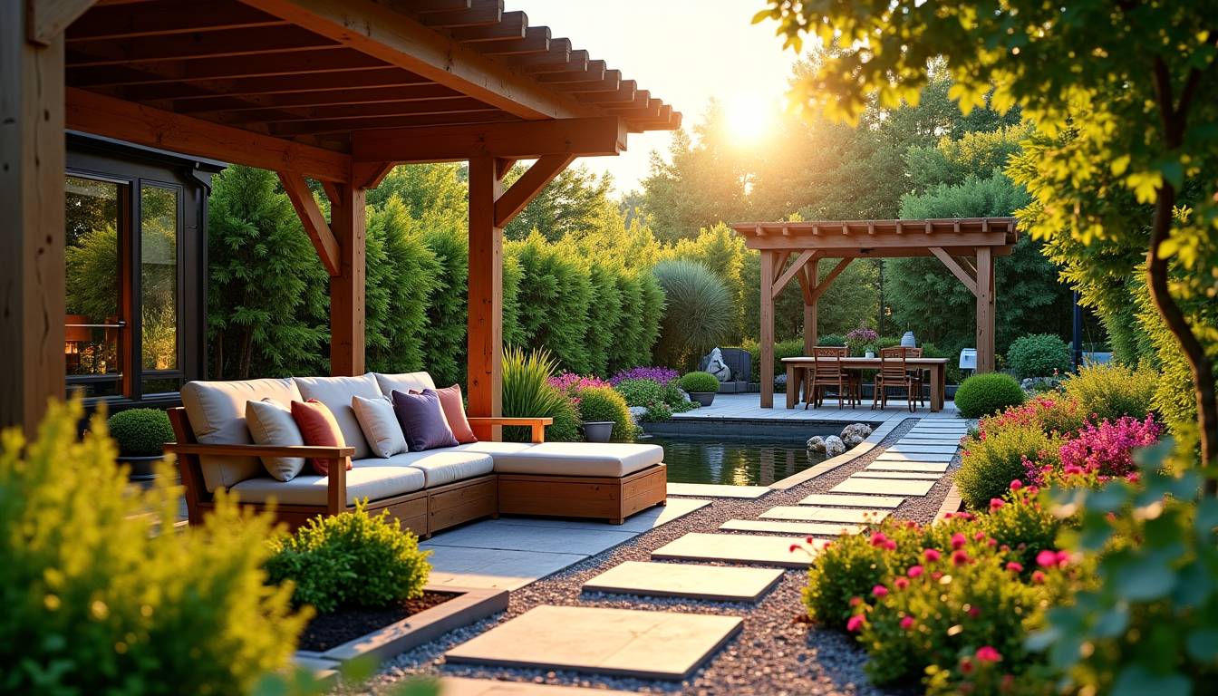 cultiver un coin de paradis dans votre jardin — l'aménagement ne se limite pas à la végétation.