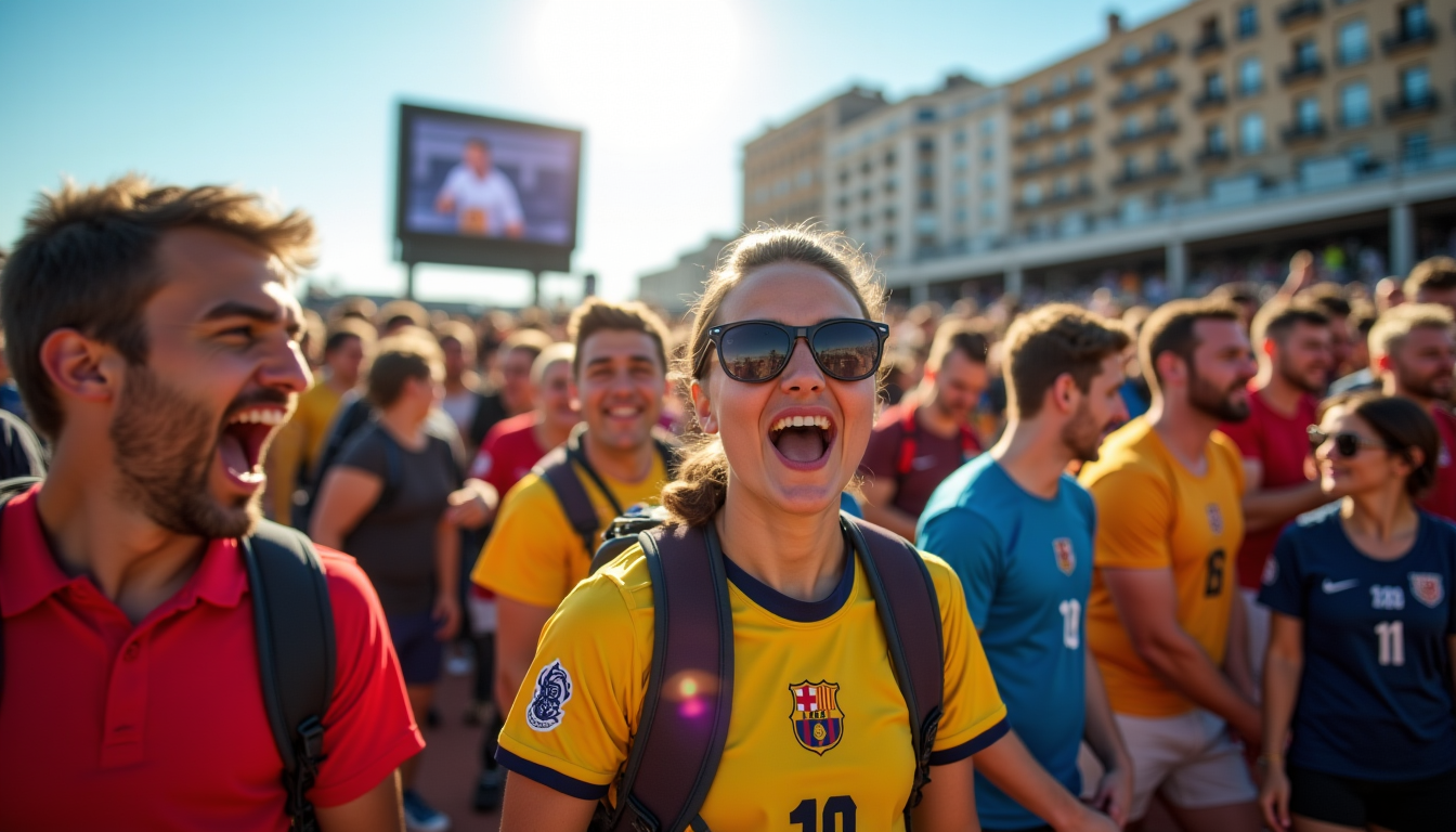 meilleures raisons de suivre un événement sportif en fan zone marseille — cette technologie avancée contribue à recréer l'intensité du