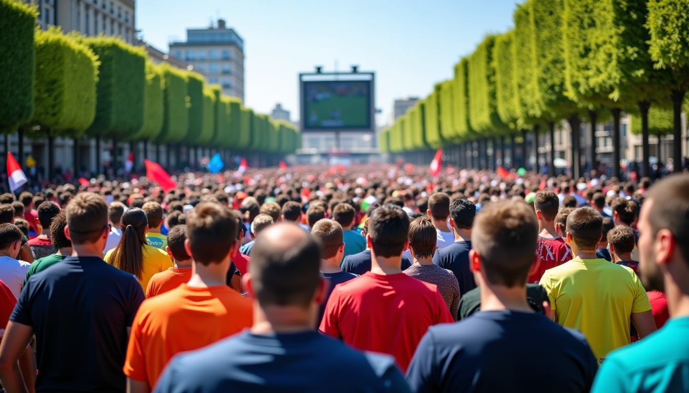 Illustration : et efficace en cas de besoin. la sécurité — fan zone lyon : les dispositifs mis en place pour accueillir les fans de sport