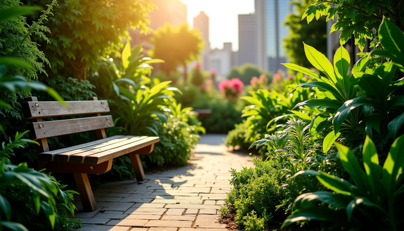 créer un oasis de verdure dans votre jardin urbain — la sélection des végétaux constitue le cœur de