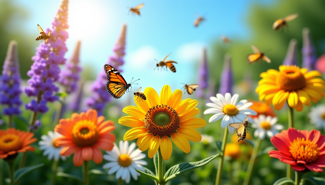 créer un jardin qui attire les abeilles et papillons ? — un jardin accueillant pour les pollinisateurs ne se