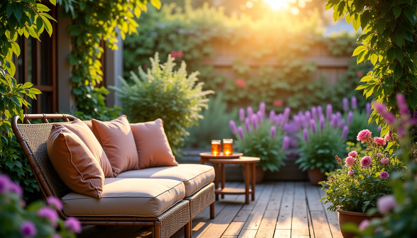 créer un espace de détente dans votre jardin maison — une fois l'emplacement et le style définis, il
