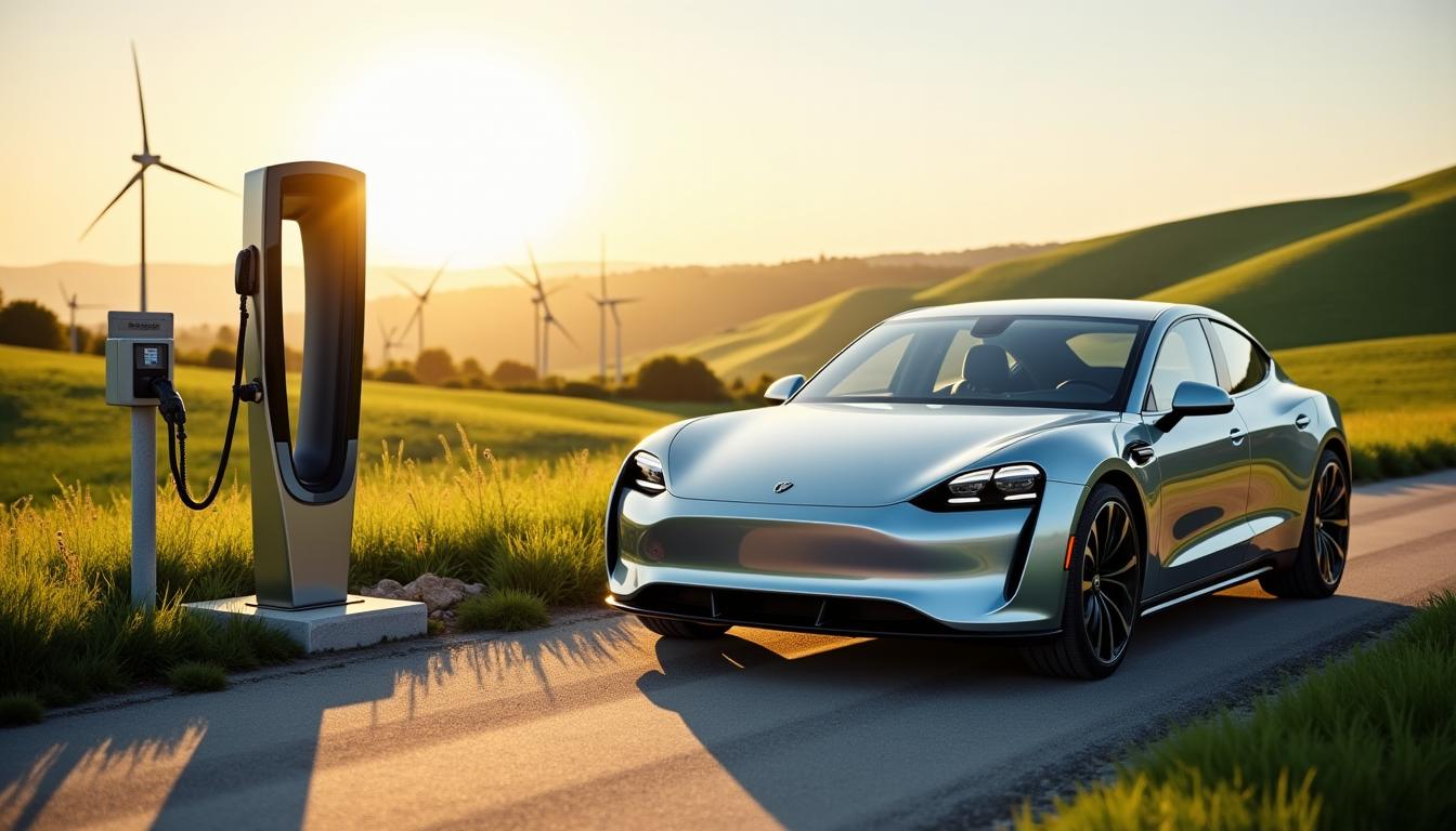 Illustration : nnées précédemment contribueront à équilibrer la charge et — l'avenir des voitures électriques : un voyage sans fin