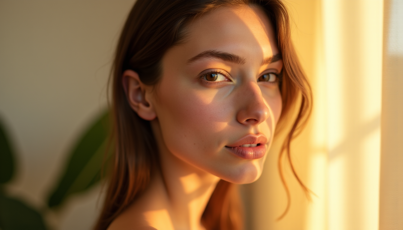 la simplicité sublime-t-elle notre beauté ? — 'accent sur un teint frais, des sourcils définis