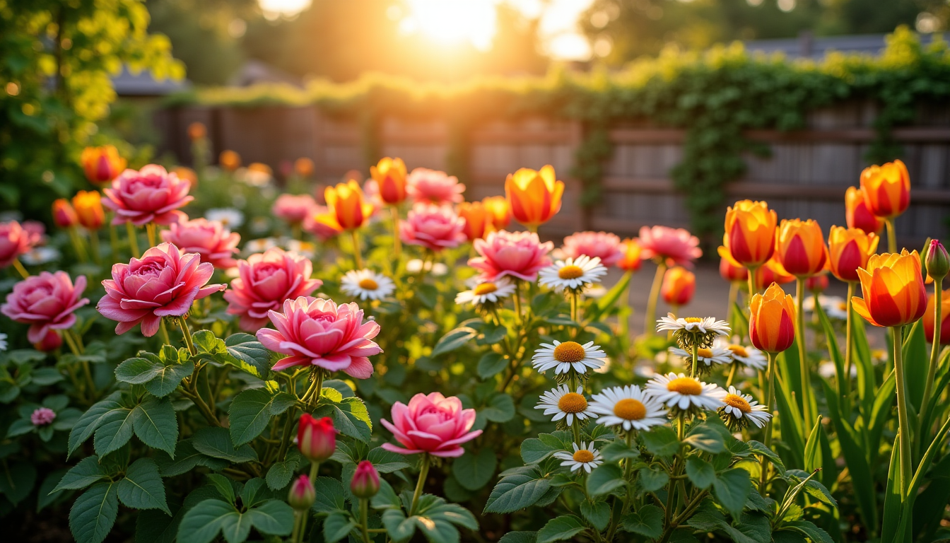 Illustration : un système d'arrosage goutte-à-goutte peut être très efficace — secrets d'un jardin florissant : astuces pour un espace enchanteur