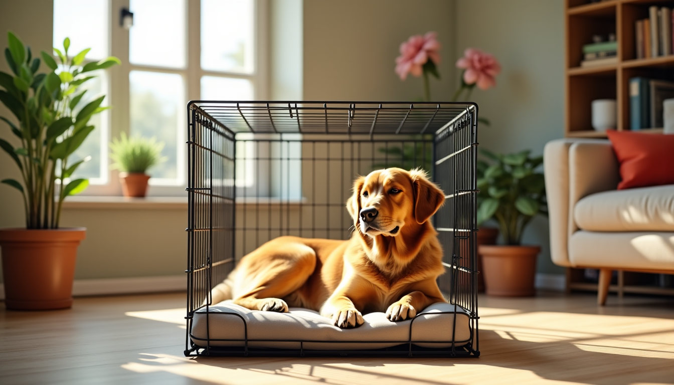 Comment savoir si la cage de mon chien est trop petite ? 2 savoir si la cage de mon chien est trop petite ? — le chien doit pouvoir s'allonger de tout son