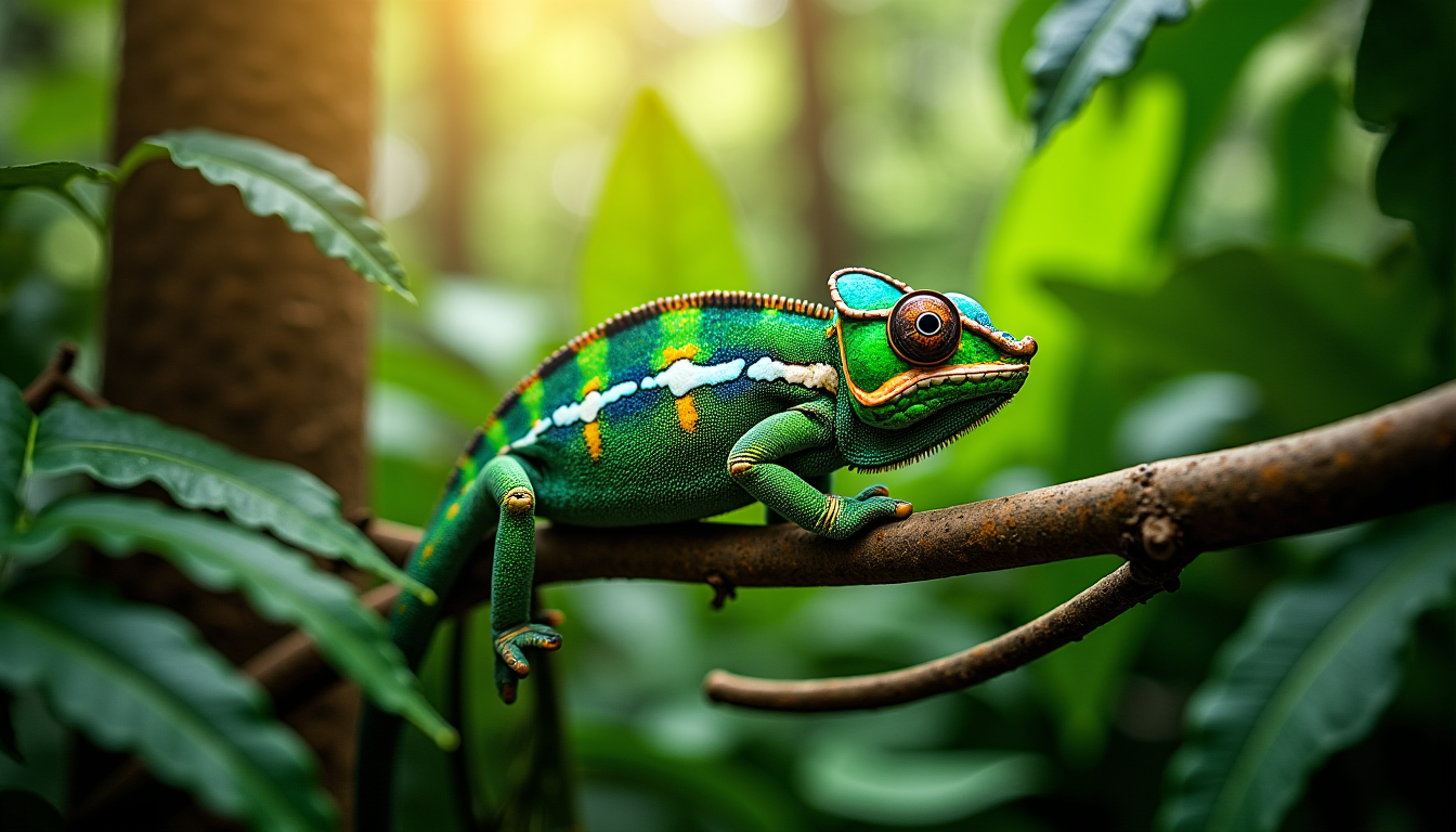 Illustration : la survie dans la nature exige une adaptabilité — mystères fascinants du monde animal