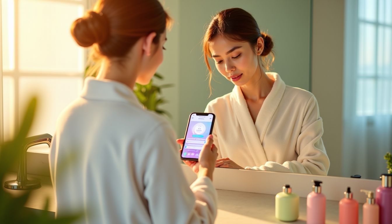Illustration : es cutanées, vous aidant à pourquoi choisir applications — choisir les meilleures applications pour prendre soin de sa peau au quotidien ?
