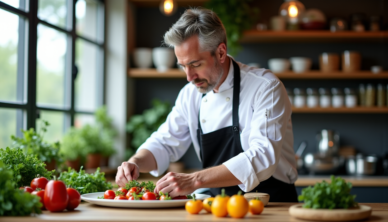 Illustration : le dressage n'est pas qu'une fioriture ; il — recettes gourmandes : 7 astuces pour cuisiner comme un chef