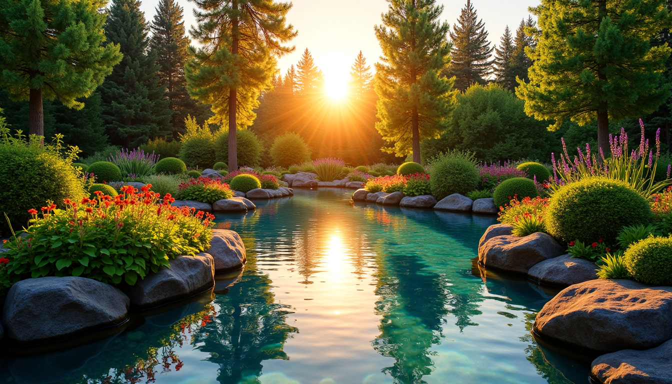 secrets pour transformer votre espace vert en oasis — l'intégration d'éléments naturels est également fondamentale. l'eau, par