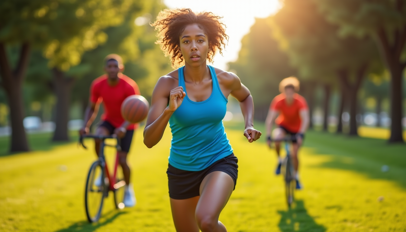 Illustration : certains sports favorisent la coordination, d'autres la concentration — pouvoir du sport sur le bien-être mental et physique