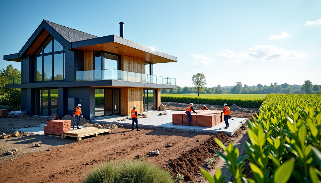 Illustration : pour respecter cet engagement, le constructeur s'appuie sur — faire construire sa maison autour d'agen : les garanties d'un constructeur depuis 1988