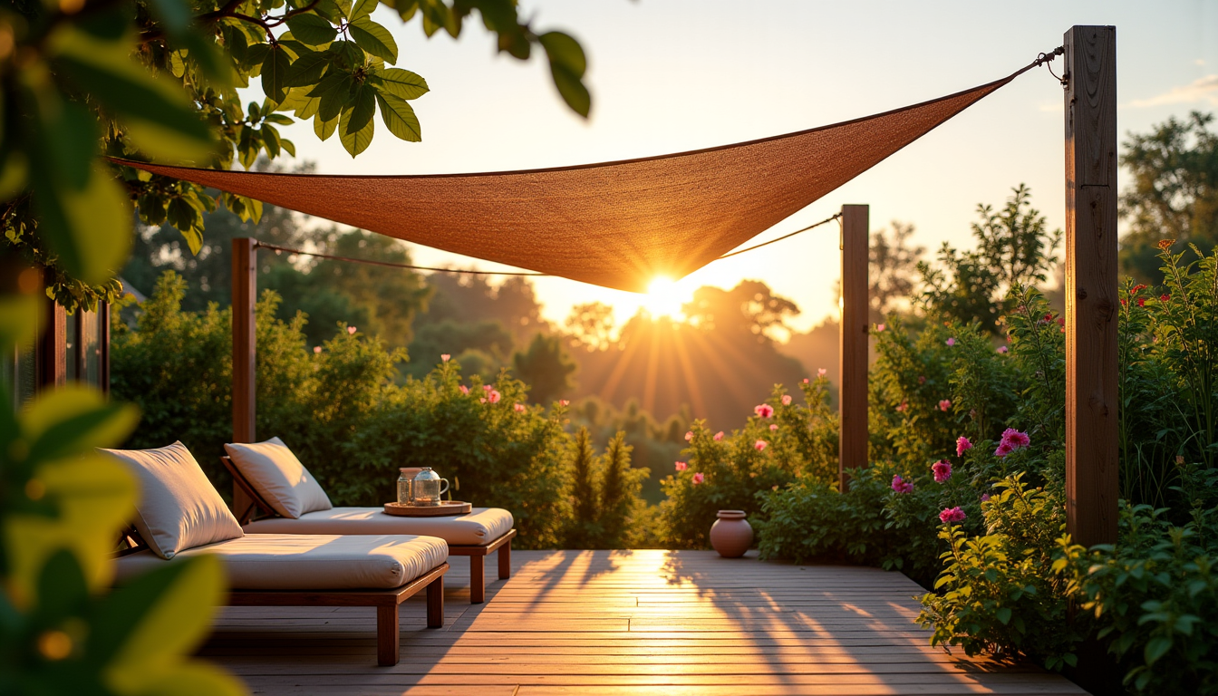 voile d'ombrage en fibre de coco : la solution naturelle et écologique pour votre extérieur — une installation correcte est la clé de la