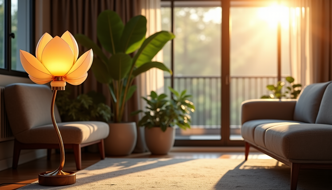 intégrer une lampe sur pied fleur dans votre décoration intérieure ? — l'emplacement d'une lampe sur pied est déterminant pour