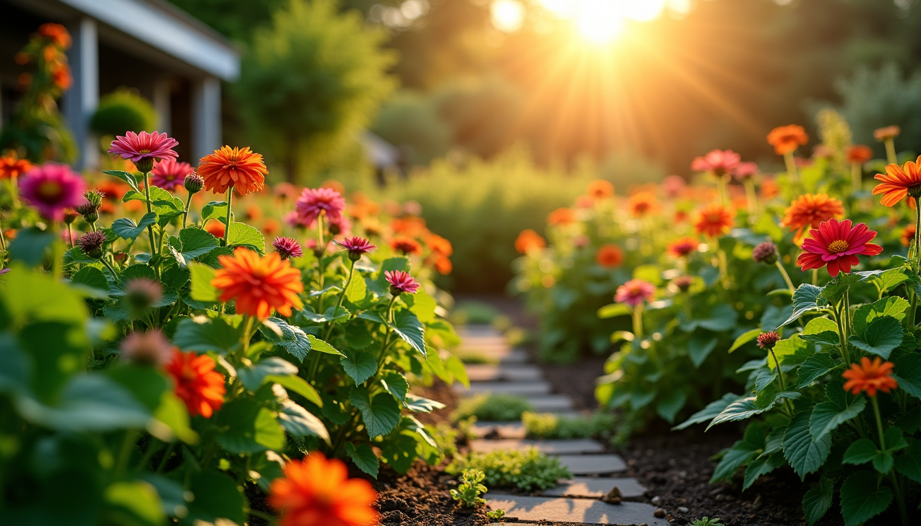 plantes et harmonie : secrets d'un jardin épanoui — un jardin qui respire la santé est le