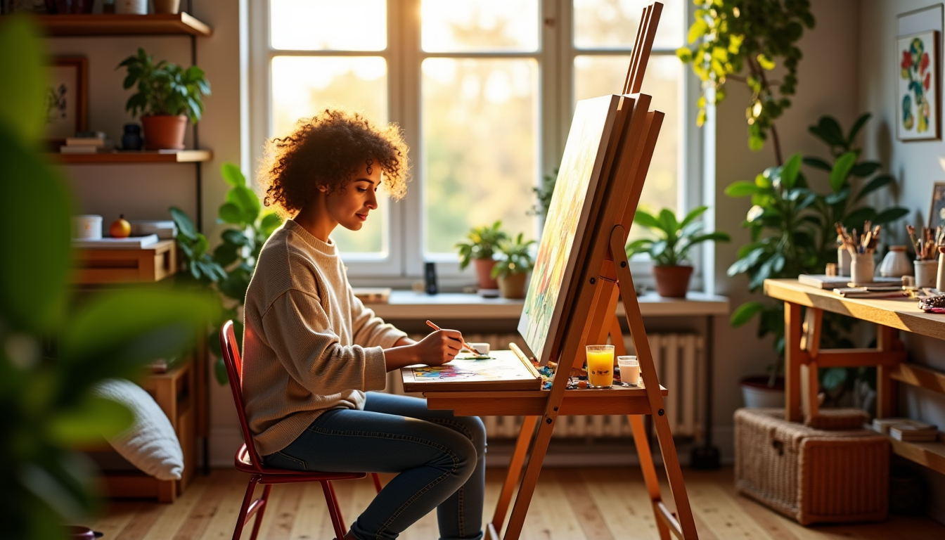 créer un espace créatif à la maison : astuces pratiques — "un espace dédié à la création n'est pas