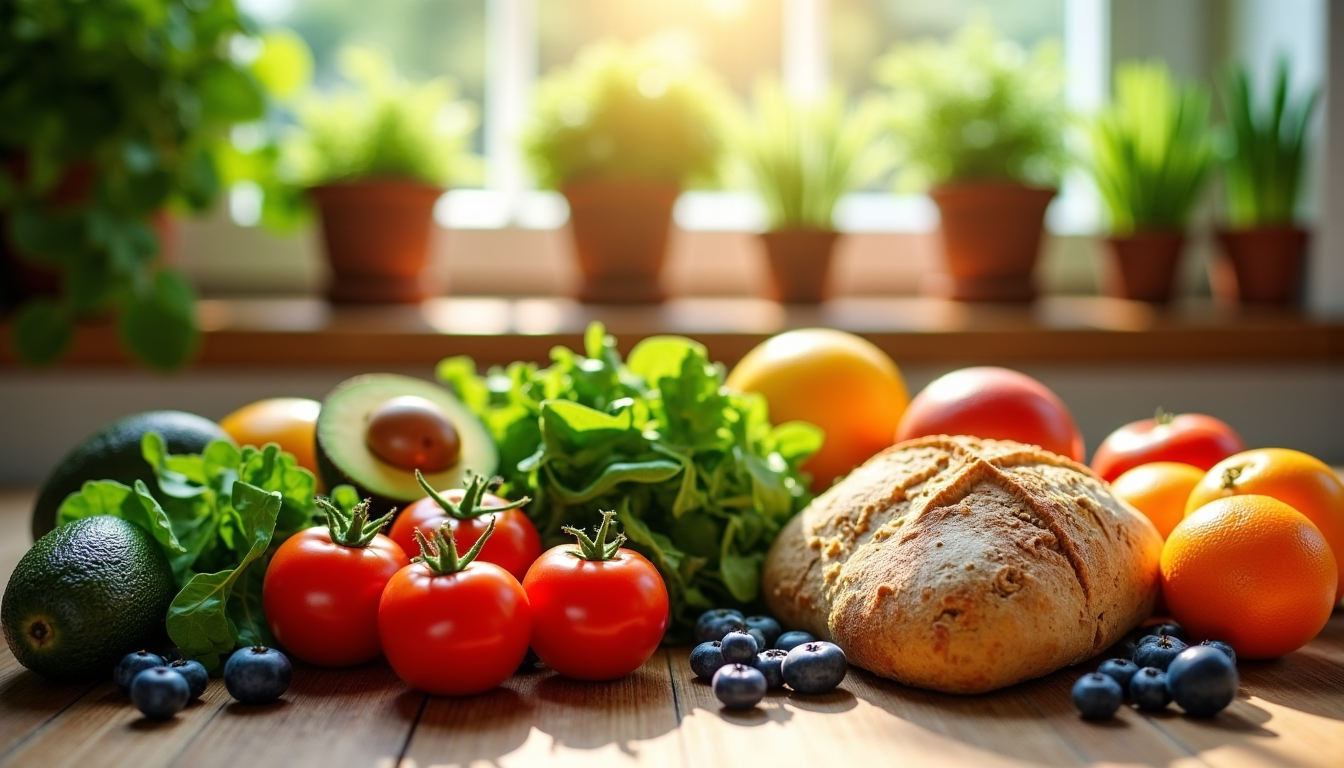 améliorer sa santé grâce à une alimentation équilibrée — la diversité des aliments consommés assure un apport