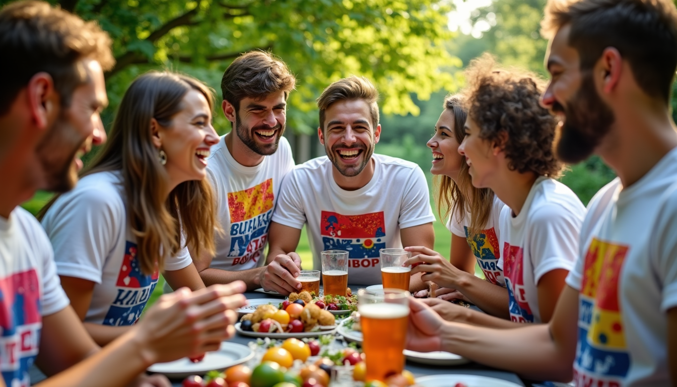 Illustration : la sérigraphie est une technique d'impression traditionnelle qui — choisir le tee-shirt personnalisé idéal pour un enterrement de vie de célibataire