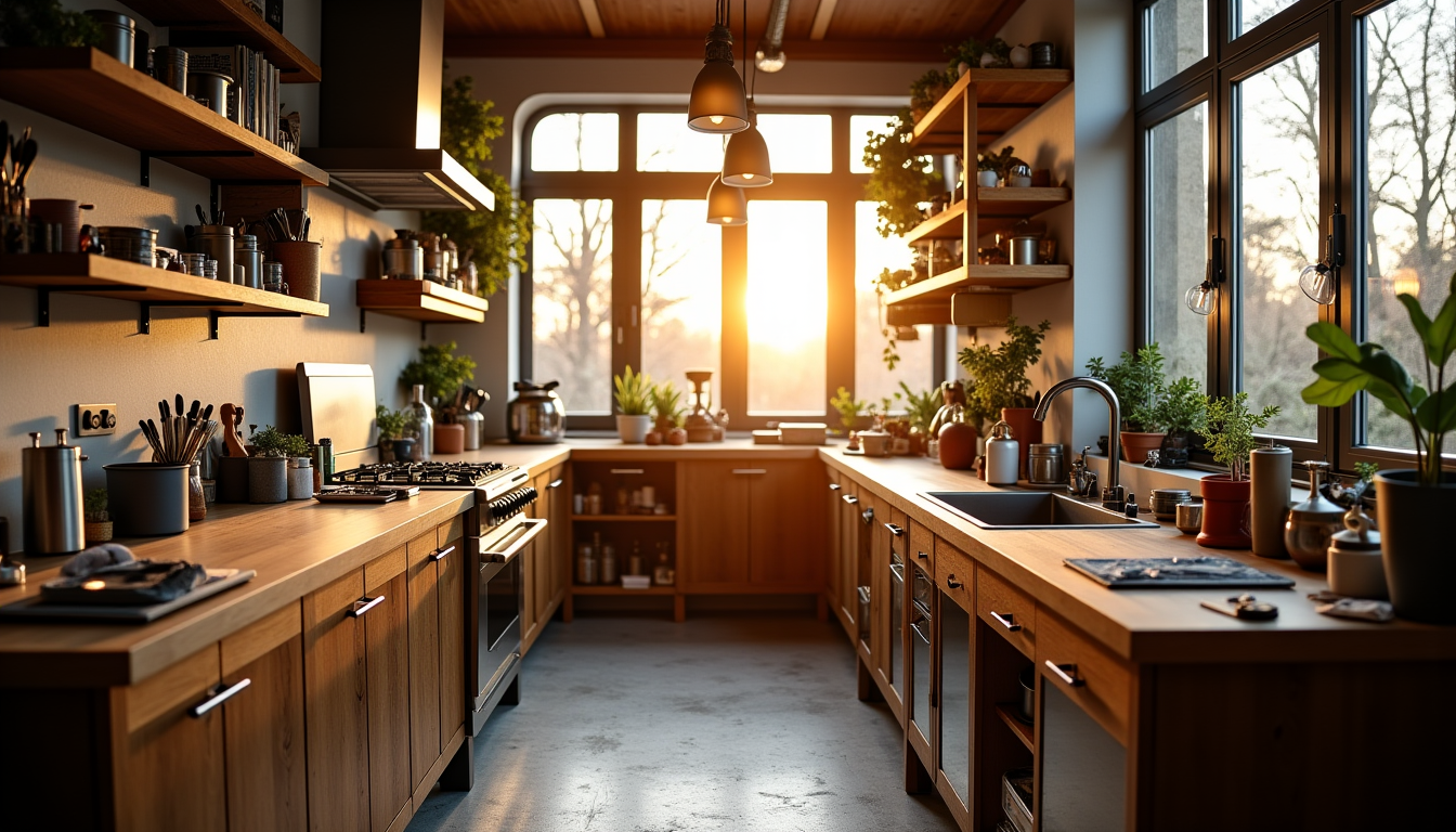 idées ingénieuses pour marier cuisine et bricolage chez soi — l'esthétique générale de la cuisine, comme on le