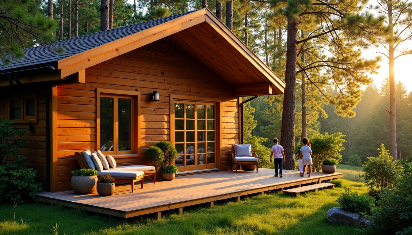 choisir une maison en bois pour votre famille ? — enfin, l'aspect visuel et tactile du bois participe