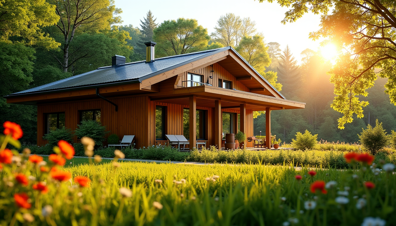 Illustration : de plus, de nombreuses constructions en bois sont — choisir une maison en bois pour votre famille ?