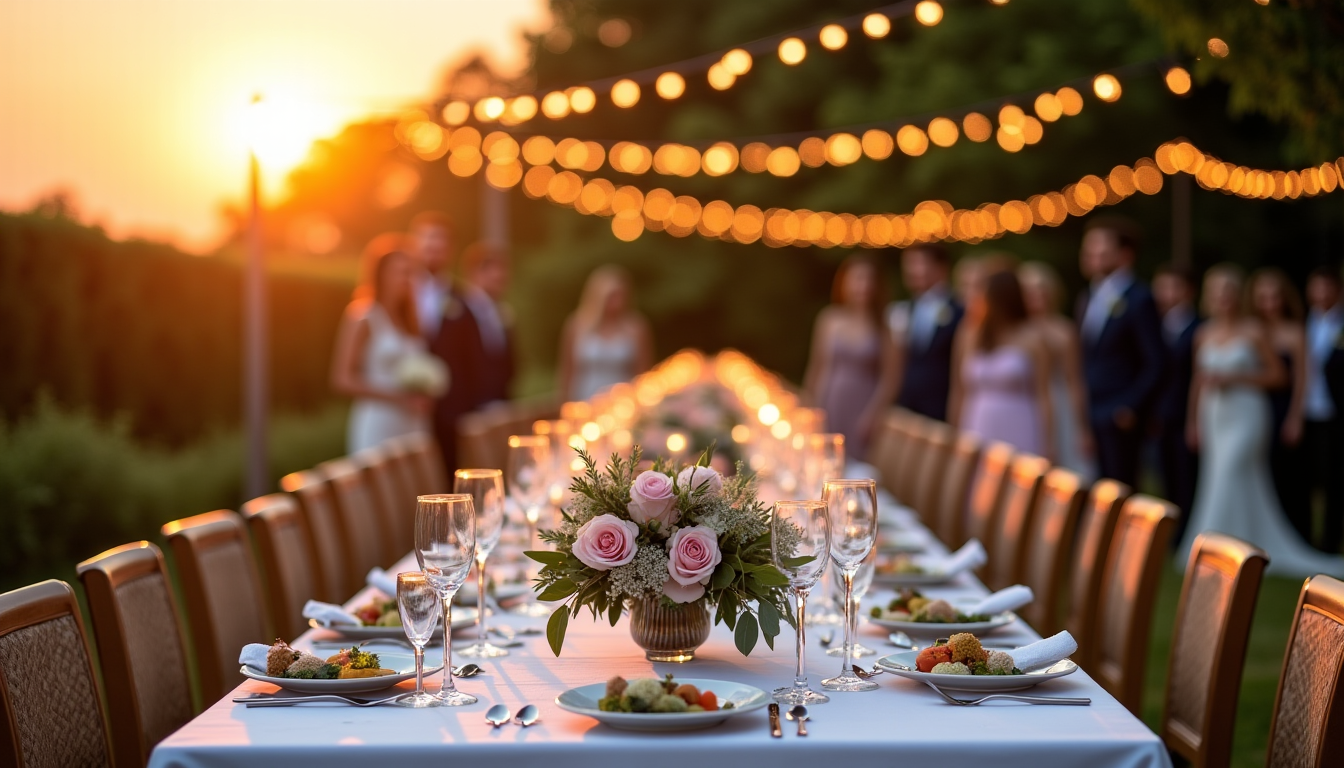 Illustration : au-delà de la décoration et des animations, la — créer un mariage inoubliable : conseils essentiels et astuces pratiques