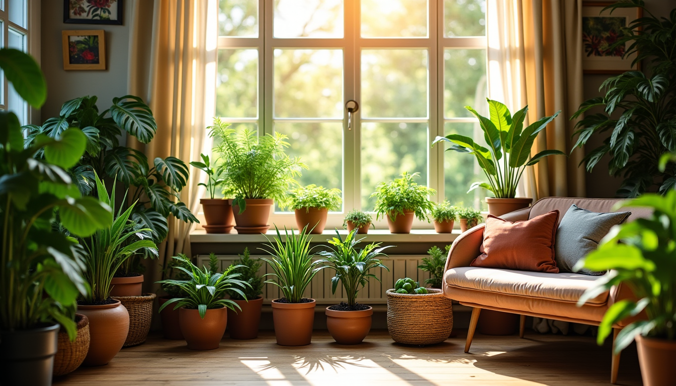 créer un paradis végétal chez vous : astuces et inspirations — choisissez des plantes dont la croissance correspond à