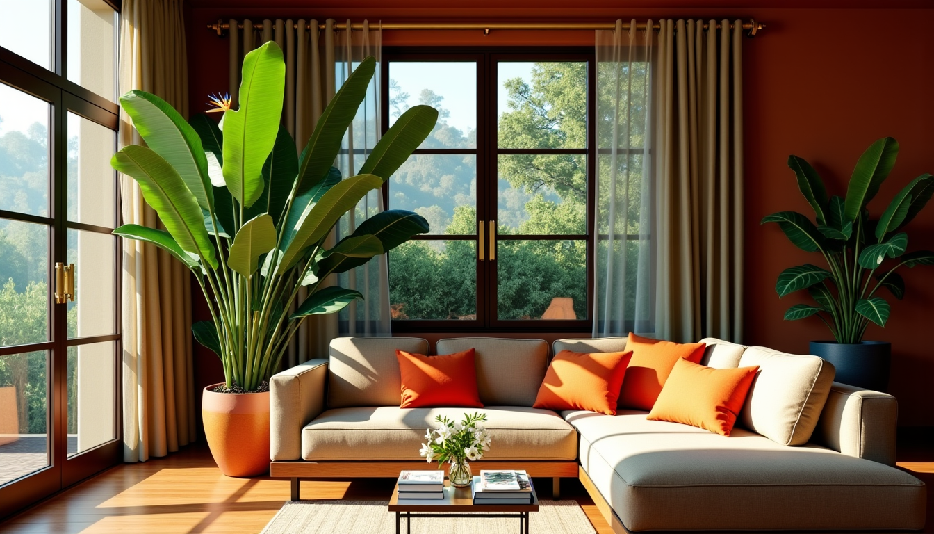 cultivez un coin de paradis chez vous avec des plantes adaptées — le strelitzia se distingue par sa capacité à