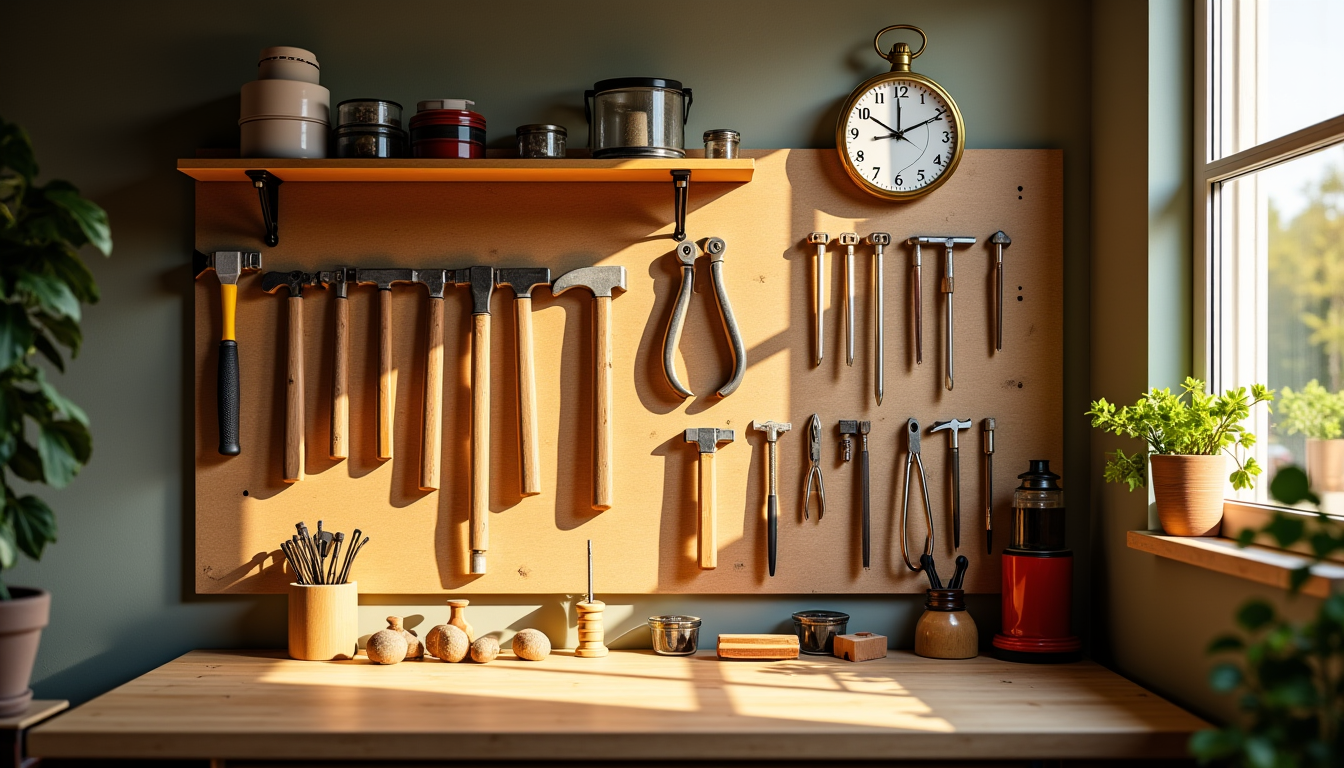créez des merveilles avec des outils simples pour le bricolage — nt ordonné favorise la concentration et réduit le